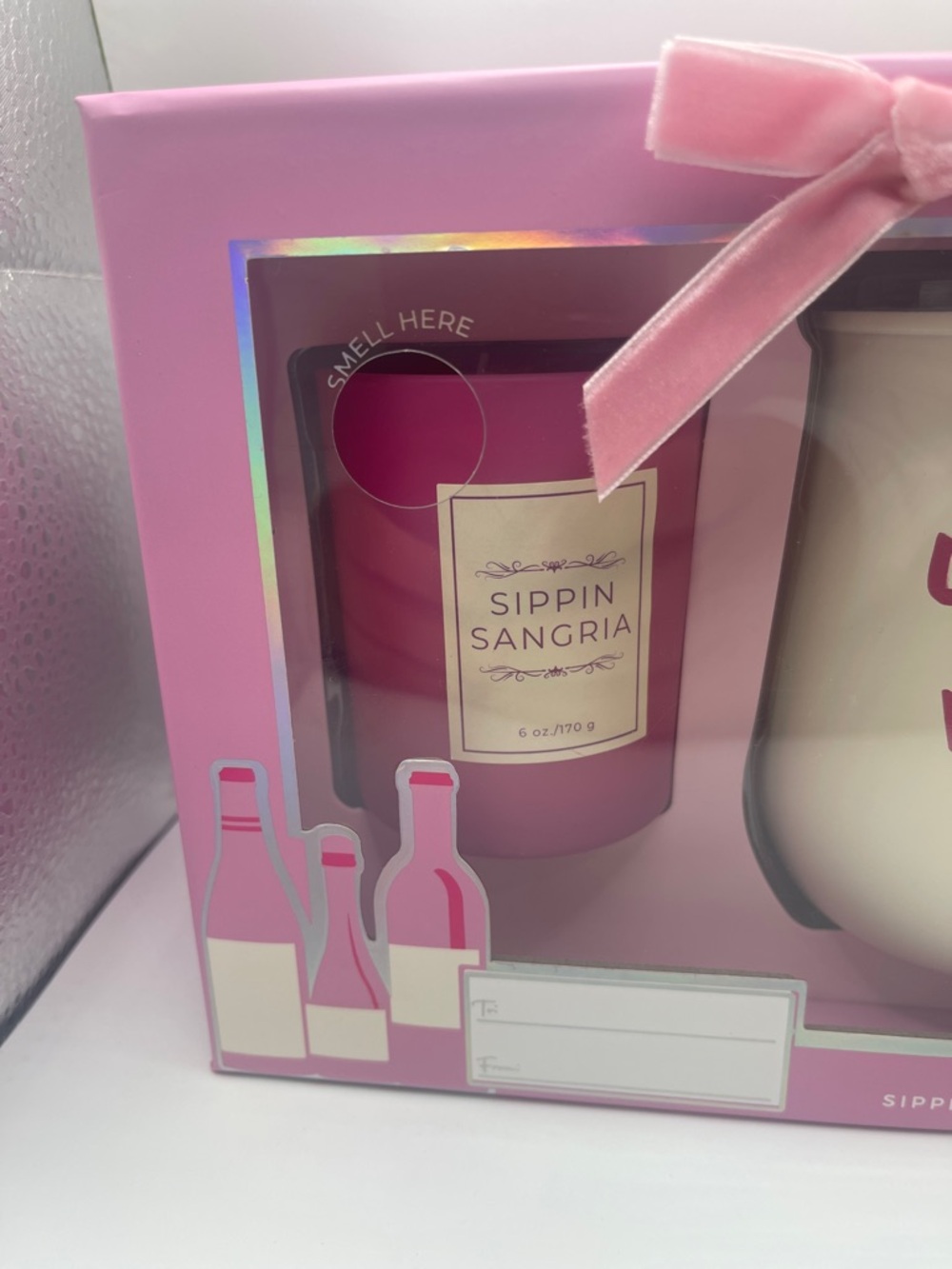Joyward Sippin Sangria Gift Set - Scented Candle and Wine Tumbler - Picture 15 of 17